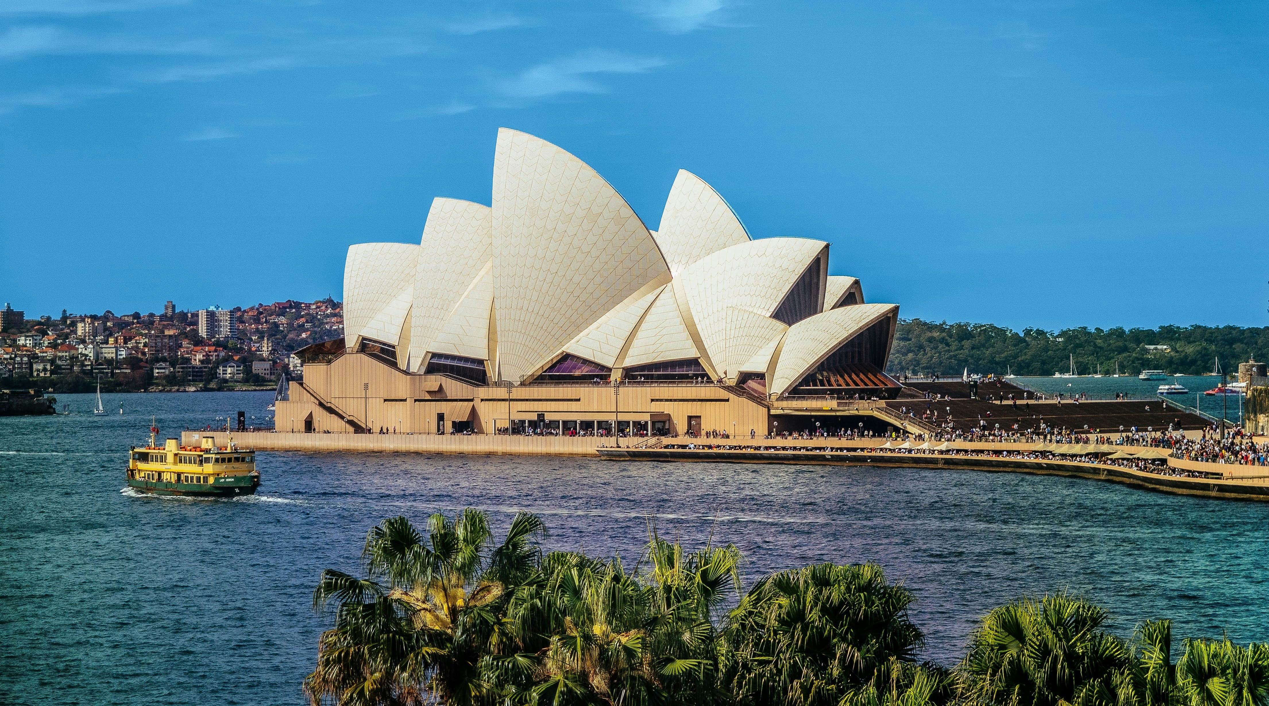 Beautiful Sydney harbor view with Opera House